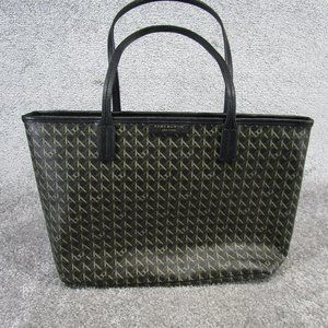 Tory Burch Ever Ready Monogram Tote Black